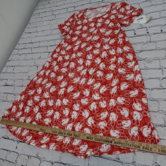 NWT‎ LuLaRoe Disney Micky  Carly Dress Size XS - Picture 10 of 11